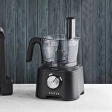 Karaca Mastermaid Power 10 In 1 Matte Black Mutfak Robotu, Blender Seti 2000w