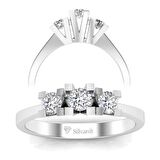 0,30 Karat Pırlanta Tria Yüzük