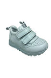 OrtopedikAL 1037 Bebe Kız Erkek Unisex Çocuk Spor Ayakkabı Beyaz Lazer Cırt Hakiki Deri Anatomik