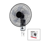 16 İNÇ DUVAR TİPİ VANTİLATÖR 50W 5 KANAT - 3 KADEME MTR-F500  GO5060Gok181145