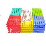 PLASTİK GÖKKUŞAĞI MANDAL 144 PARÇA  GO50606619000