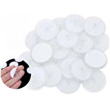 20 Adet Şeffaf Yuvarlak 3 Cm Çaplı Güçlü Disk Yapışkanlar  GO50608305340