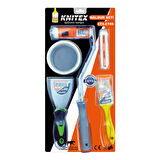 5PCS  BOYACI - NALBUR SET  SPATULA - KESTİRME FIRÇA - YEDEK RULO - BANT - 10CM FIRÇA  GO5060Gok133601