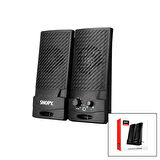 SNOPY SN-510 USB 2.0 MULTİMEDYA 1+1 HOPARLÖR SPEAKER SET 4W (5060)
