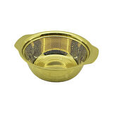 27CM   GOLD  PASLANMAZ METAL  SEPET  SÜZGEÇ  KENDİNDEN KULPLU (5060)