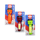 2IN1  MİNİ EL FENERİ USB ŞARJLI= 400 mAh COB LED: 350 LÜMEN - SİDE LED: 700 LÜMEN (5060)