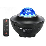 BLUETOOTH DESTEKLİ ANİMASYONLU ŞARJLI UFO TİP DİSKO TOPU (5060)