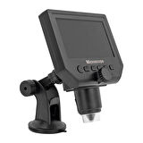 4.3 LCD DIGITAL EKRANLI 3.6 MP HD TAŞINABİLİR MİKROSKOP (1-600X ZOOM-LİTYUM PİLLİ) (5060)