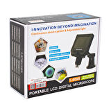 4.3 LCD DIGITAL EKRANLI 3.6 MP HD TAŞINABİLİR MİKROSKOP (1-600X ZOOM-LİTYUM PİLLİ) (5060)