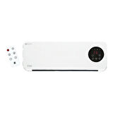 KİWİ KHT-8490 KLİMA TİPİ DUVAR TİPİ ISITICI FAN KUMANDALI - DİJİTAL DOKUNMATİK EKRAN 2 KADEME ISI ZAMAN AYARLI 2000W (5060)