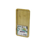 DİKDÖRTGEN AHŞAP BAMBU YAĞDANLIK ALTLIK MİNİ TEPSİ 12 X 23.4 X 0.8CM (5060)