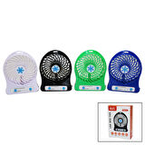 MİNİ FAN USB ŞARJLI MASA ÜSTÜ MİNİ VANTİLATÖR (5060)