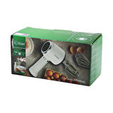 KİWİ KMX-3612 USB ŞARJLI MİKSER 2 X 2-MODEL ÇIRPICI = 4PCS 20W 3-KADEME HIZ=IŞIKLI GÖSTERGE Lİ-İON PİL:1500mAh (5060)