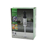 KİWİ KHB-4438 ÇUBUK EL BLENDER 1200W DEĞİŞKEN HIZ KONTROL DÜĞMESİ GÜÇLÜ DC MOTOR ÇELİK BIÇAK KROM KAPLAMA GÖVDE (5060)