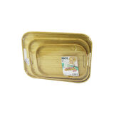 DİKDÖRTGEN - 3 BOY BAMBU AHŞAP TEPSİ SETİ 22X33--28X40--33X45CM (5060)