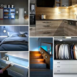 Hareket Sensörlü Usb Şarjlı Led Işık Lamba (5060)