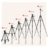 KOBB KBL16T 160CM Su Terazili Profesyonel Alüminyum Lazer Tripod