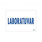 Laboratuvar Uyarı Levhası 17,5x25 KOD:1656
