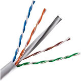 SENSEI SC-500LZSH 500MT 23AWG 350MHZ U/UTP %100 BAKIR CAT6 HALOJEN FREE GRI RENK KABLO