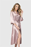 Arias Closet Vizon Uzun Saten Sabahlık OZN-12553