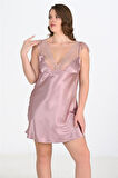 Arias Closet Büyük Beden Vizon Gecelik 2106 OZN-22663