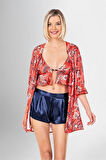 Arias Closet 3lü Şort Takımı Desenli OZN-22740