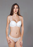 MOONLİGHT 277 Ekru Sütyen Takımı Extra Pedli OZN-3906