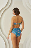 Aria's Closet Deep Straplez Yüksel Bel Bikini Takımı