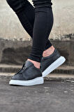  WG010 Gri Cilt Erkek Casual Ayakkabı