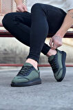  WG019 Haki Triko Erkek Casual Ayakkabı