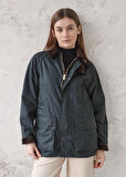 Stuf&Co  /Barn Yağlı Ceket Sage Green  / Barn Wax Jacket/  Barn Waxed Cotton Jacket 