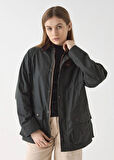Stuf&Co  /Barn Yağlı Ceket Sage Green  / Barn Wax Jacket/  Barn Waxed Cotton Jacket 