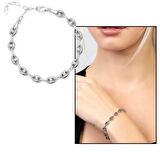 Zarif Tasarım Silver Renk 925 Ayar Gümüş Kadın Bileklik