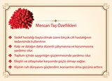 Makrome Örgülü Basic Model Mercan Doğaltaş Kadın Bileklik