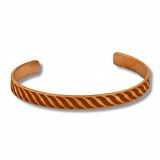 Kadın Bakır Bileklik - Modern Tasarım - Esnek Yapılı