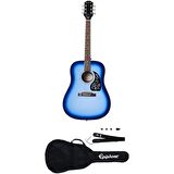 Epiphone Starling Akustik Gitar Başlangıç Paketi (Starlight Blue)