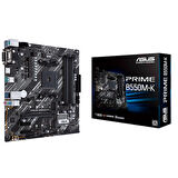 ASUS PRIME B550M-K DDR4 4600MHZ 1XVGA 1XHDMI 1XDVI 2XM.2 USB 3.2 MATX AM4 (AMD AM4 5000/4000 G/3000 SERİSİ İLE UYUMLU)