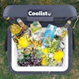 Coolist CLK12 12/24Volt/ 220Volt 12 Litre Taşınabilir Kompresörlü Oto Buzdolabı