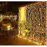 Periboia 3*2 Perde Led Sarı Işık 