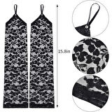 Periboia Parmak Askılı Zarif Dantel Eldiven