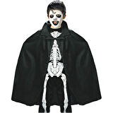 Periboia Siyah Renk Yakalı Halloween Pelerini 90 cm