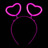 Periboia Glow Stick Karanlıkta Yanan Fosforlu Kalp Taç 12 Adet