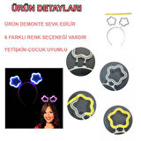 Periboia Glow Stick Karanlıkta Yanan Fosforlu Yıldız Taç 12 Adet