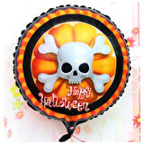 Periboia Halloween Kuru Kafa Folyo Balon 18 inç