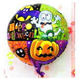 Periboia Halloween Örümcekli Kabaklı Folyo Balon 18 inç