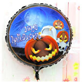 Periboia Happy Halloween Balkabağı Folyo Balon 18 inç