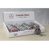 Periboia Taşlı El Aynası Anahtarlık Model 8 