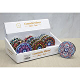 Periboia Taşlı El Aynası Yuvarlak İnce Model 5 