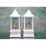 Periboia Kış Masalı Tasarımı Işıklı Müzikli Kar Küresi 