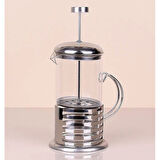 Periboia Çelik Kulplu Cam French Press - 350 ml 